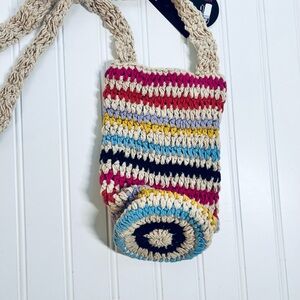No Boundaries Crochet Crossbody Water Bottle Bag